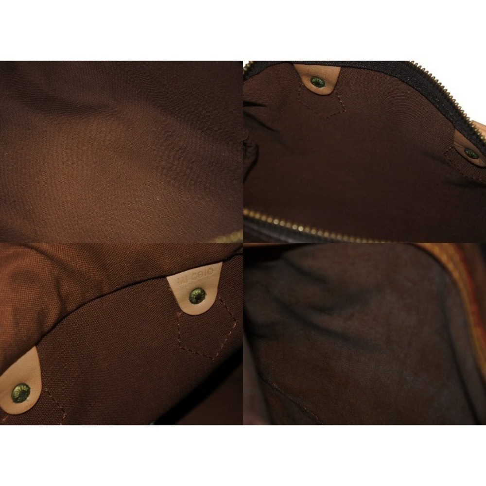 LOUIS VUITTON Speedy Handbag Monogram Leather Brown - Picture 9 of 9